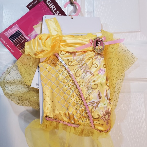 Disney Princess Belle Costume Dress Walmart Exclusive Girls S (6/6X) New - Picture 5 of 5